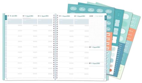 Mein Lehrerplaner A4 Ringbindung Blumenwiese Lehrerkalender für