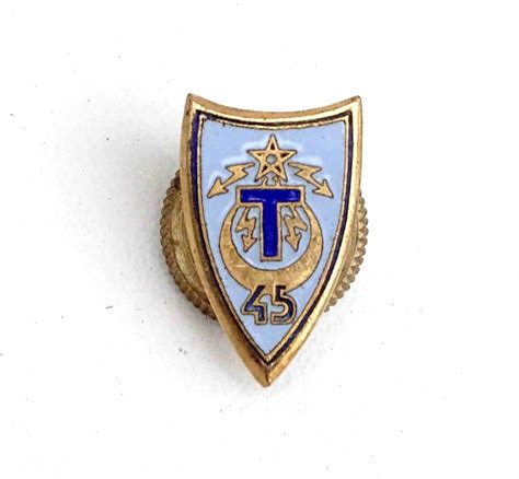 Insigne De Boutonni Re Du Bataillon De Transmissions Drago M Tra