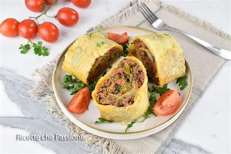 Rotolo Di Patate Ripieno Di Carne Ricette Che Passione Di Ornella Scofano