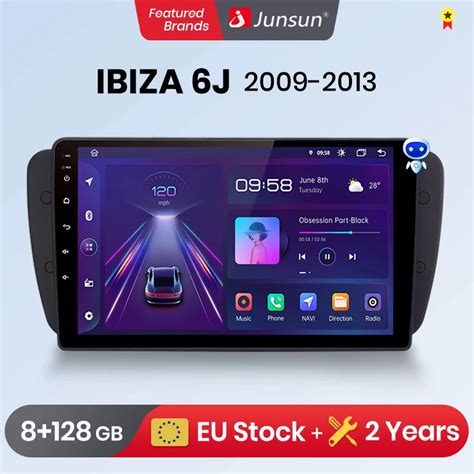 Junsun V Pro Carplay Din Android Auto Radio Coche Con Pantalla Para