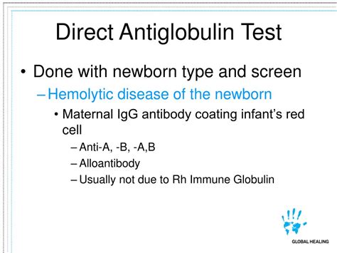 PPT Meaning And Uses Of The Direct Antiglobulin Test PowerPoint