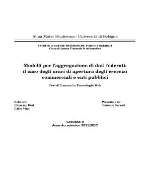 Compilabile Online FACOLT DI SCIENZE MATEMATICHE FISICHE E NATURALI