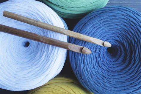 Premium Photo Colorful Skeins Of Yarn And Crochet Hooks Hobbies Crafts