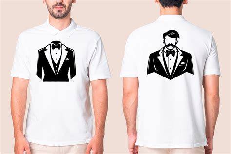 High Quality Tuxedo SVG Bundle Tuxedo Monogram Tuxedo Dxf Etsy