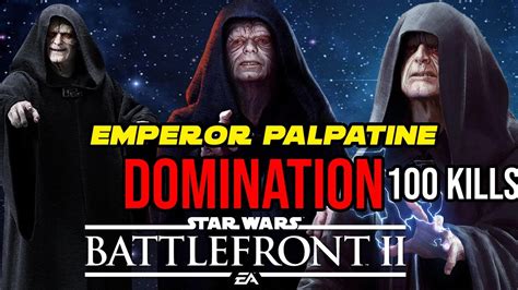 Emperor Palpatine Killstreak Domination Battlefront Youtube