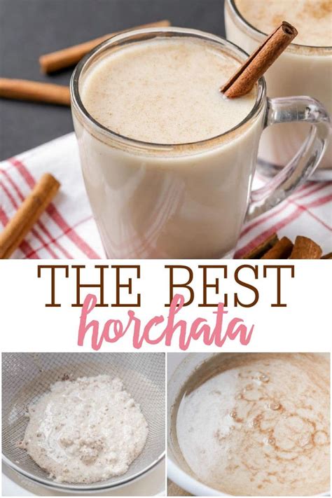 Horchata Recipe in 2024 | Horchata recipe, Horchata, Mexican drinks