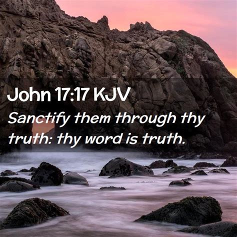 John 17 17 KJV Bible Verse Images