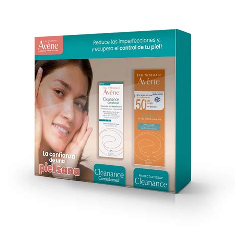 Kit Cleanance Comedomed X 30 Ml Avene Solar Cleanance 50 X 50 Ml