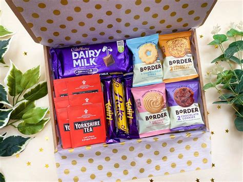 Yorkshire Tea Biscuits Chocolate Gift Box Hamper With Personalised