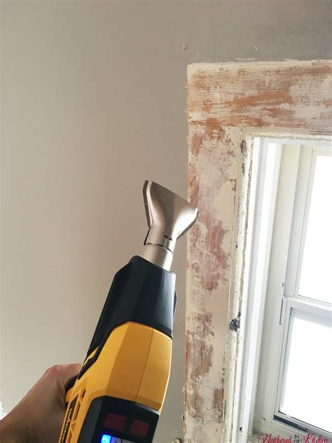 How To Use A Heat Gun To Remove Paint From Wood Gathered In The Kitchen