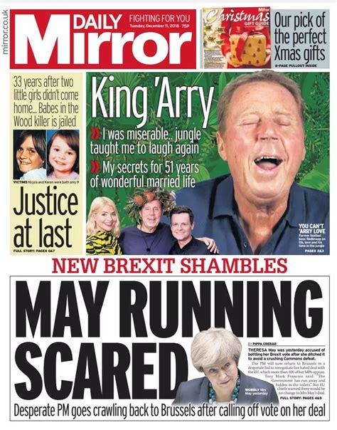 Daily Mirror front pages 2018 - #tomorrowspaperstoday - Mirror Online