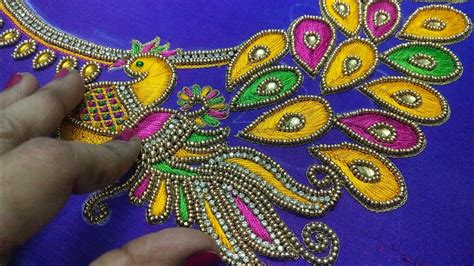 Aari Embroidery Embroidery Stitches Back Neck Designs Girly Drawings