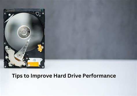 Tips to Improve Hard Drive Performance