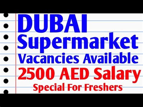 Aed Salary Supermarket Jobs In Dubai Lulu Supermarket Jobs In