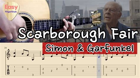 🔴scarborough Fairlyrics Simon And Garfunkel Acoustic Fingerstyle Guitar Tutorial Tabs