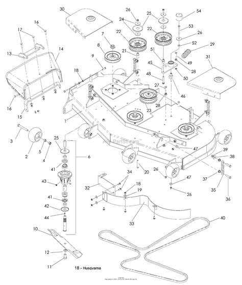 Husqvarna Yth Parts Diagram For Deck