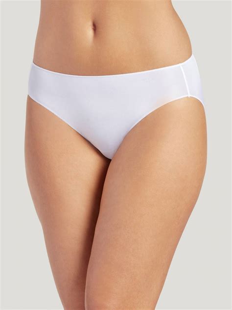 Jockey Women S No Panty Line Promise Tactel Bikini White Walmart