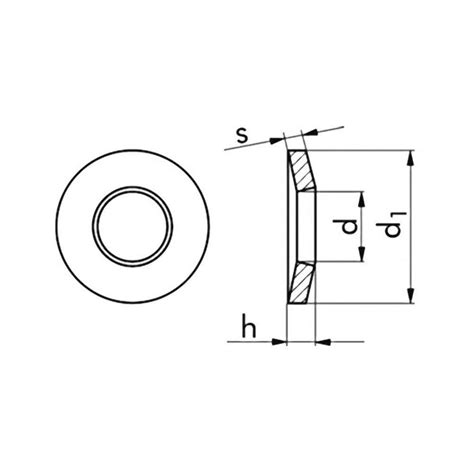 Spring Washers Din 6796 Mechanically Galvanised For M 24