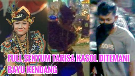 Full Senyum Tarisa Kasol Ditemani Bayu Kendang Jaranan Manggolo Dipo