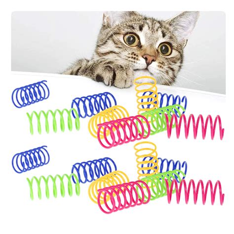 Kit Molinhas Para Gatos Molas Divertidas E Coloridas Brinquedo Pets