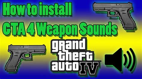 How To Install Weapon Sound Mod For Gta 4 Updated 2016 YouTube