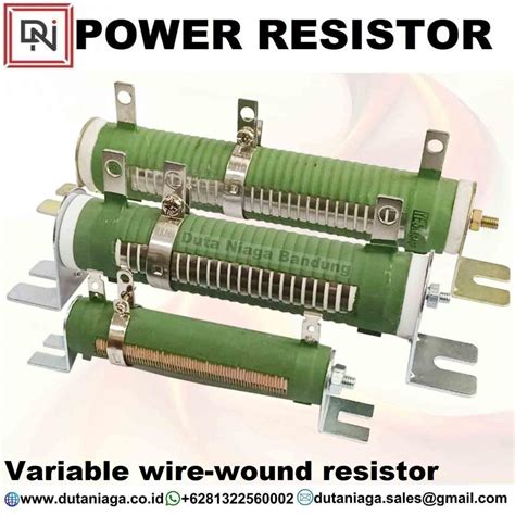 Variable Wire Wound Resistor DUTA NIAGA Industrial Electronic Supplier