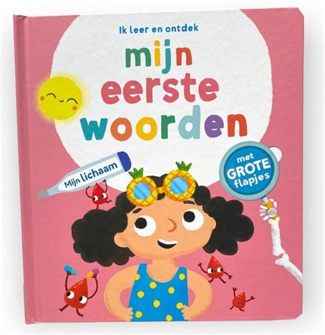 Ik Leer En Ontdek Mijn Eerste Woorden Lichaam Met Grote Flapjes