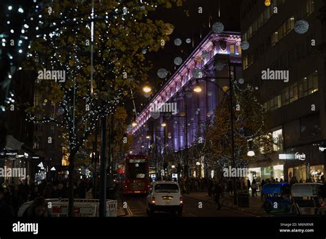 Oxford Street Christmas lights Stock Photo - Alamy