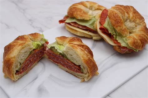 Prantl's Platters - Croissant Sandwich Tray - Italian Soppressata 1 Doz ...