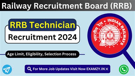 RRB Technician Recruitment 2024 9000 Post Notification Out Apply