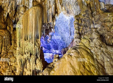 Amazing Geological Forms In Paradise Cave Near Phong Nha Vietnam