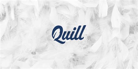 Quill logo design on Behance