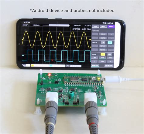 Dso 500k Raspberry Pi Oscilloscope With Smartphone Electronics