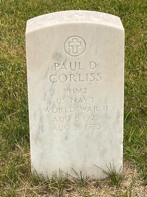 Paul Daten Corliss 1923 1978 Find A Grave Memorial