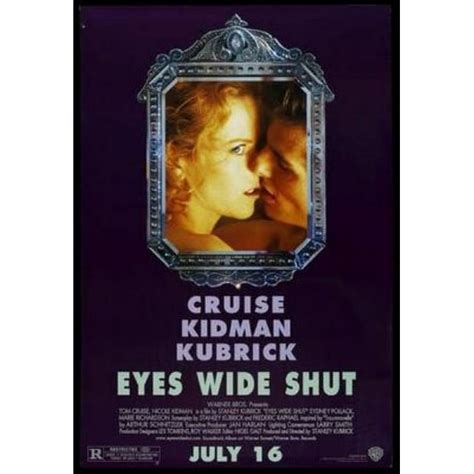 Eyes Wide Shut Movie Poster Metal Sign Art Print 8x12 Multi Color