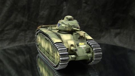 135th Scale Tamiya French Char B1 Bis Heavy Tank Youtube