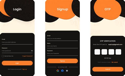 Log In Signup Page Figma