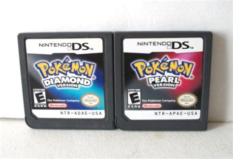 Pokemon Diamond And Pearl Nintendo Ds Authentic Game Cartridges Version