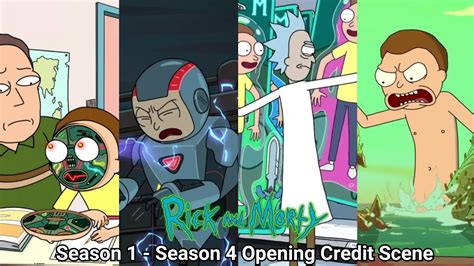 Rick And Morty Season 1 Season 4 Opening Credits 2013 2019 Theme