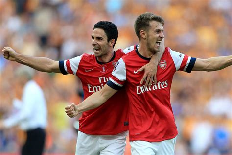 Aaron Ramsey Hoping Former Team Mate Mikel Arteta Leads Arsenal To