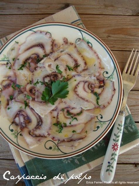 Ogni Riccio Un Pasticcio Blog Di Cucina Carpaccio Di Polpo Fatto In