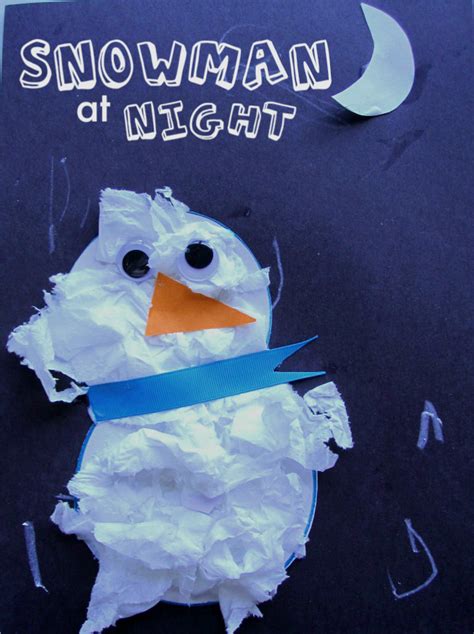 Snowmen At Night - Craft & Book - No Time For Flash Cards