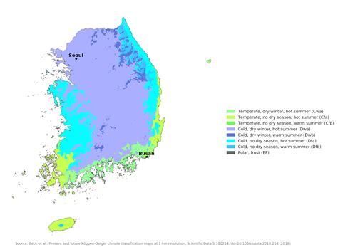 Blue Green Atlas - The Climate of South Korea