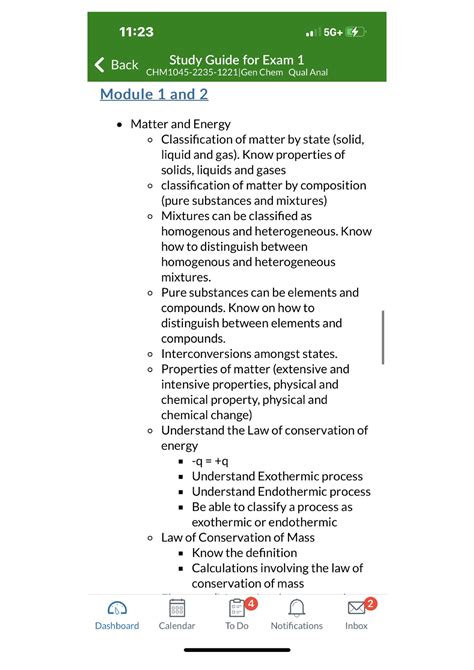 Study Guide For Exam 1 Chm1045 Studocu