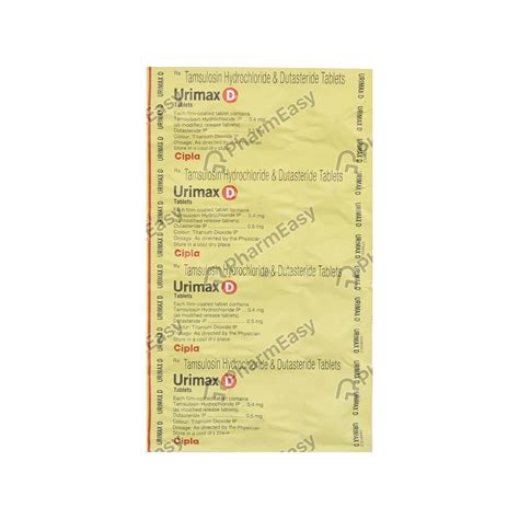 Urimax D Strip Of 15 Tablets Uses Side Effects Dosage Composition