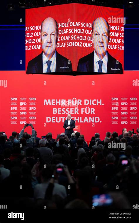 Olaf Scholz Wahlparteitag Spd Deu Deutschland Germany Berlin