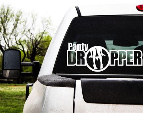 Panty Dropper And Be A Flirt Lift Your Shirt Decal Stickers Etsy