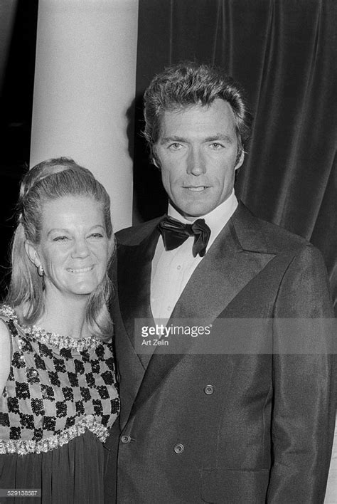 Clint Eastwood With His Wife Maggie Johnson At A Movie Event For