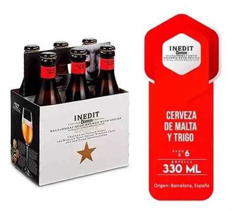 Cerveza Estrella Damm Inedit Ml X Unidades Cuotas Sin Inter S