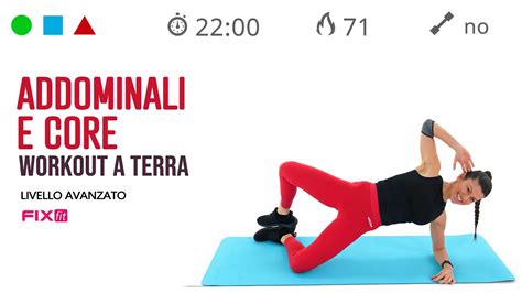 22 Minuti Con Esercizi Avanzati Per Gli Addominali E Core Stability